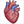 Easy human heart illustration designed for children.