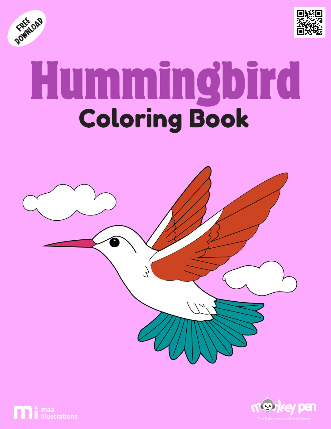 Free Hummingbird Coloring Pages – Printable Fun for Kids