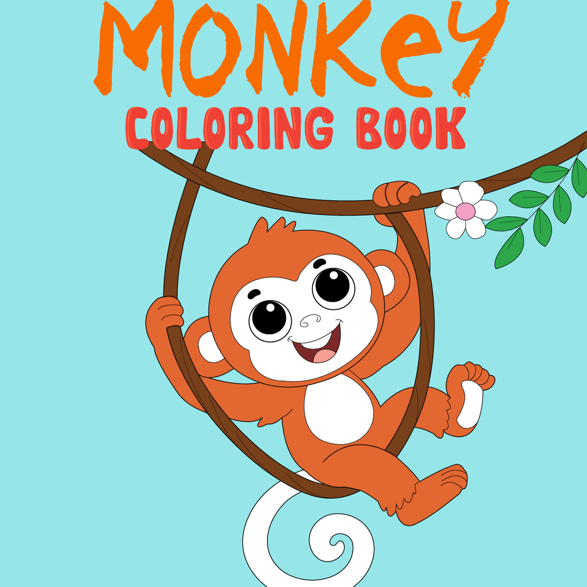Monkey Coloring Book