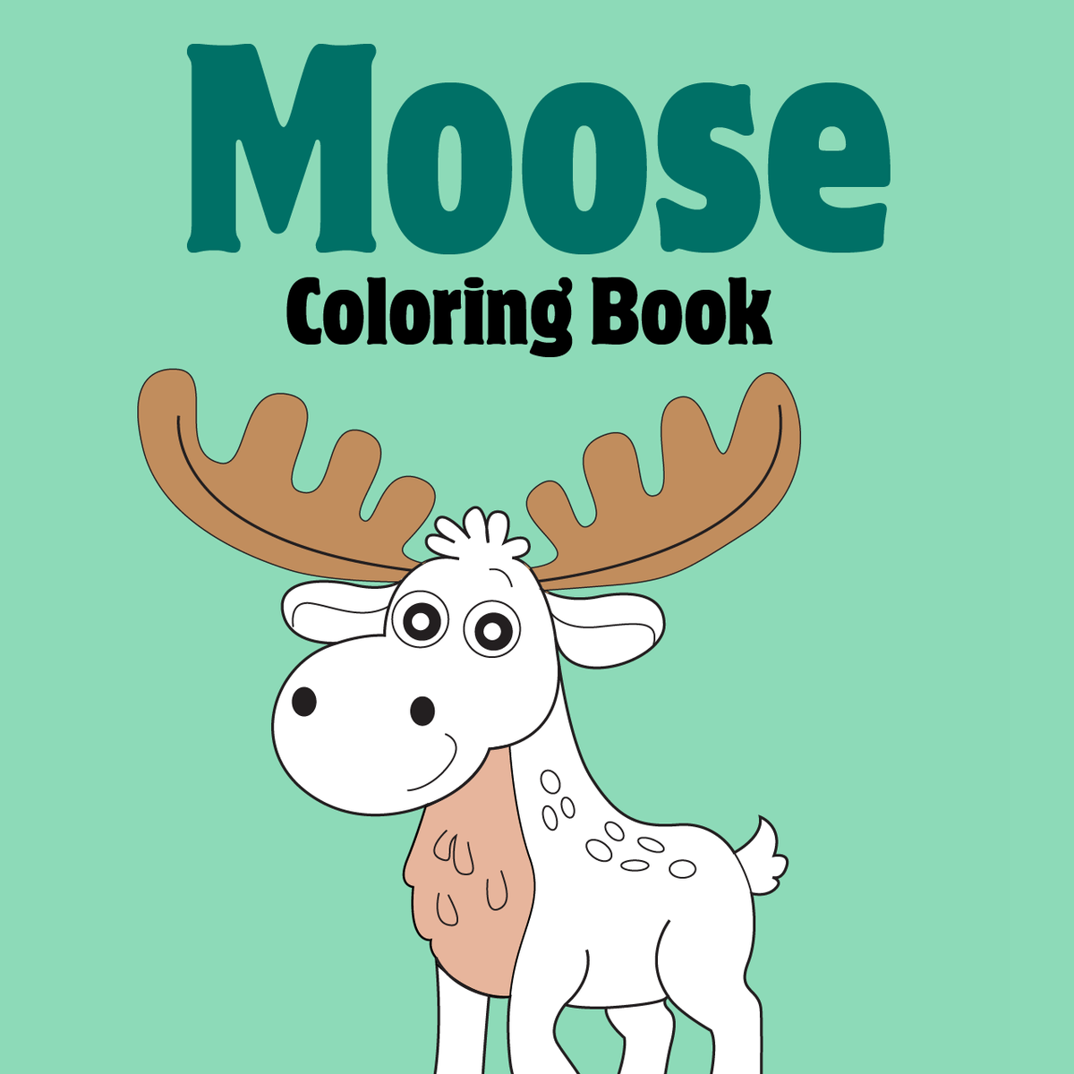 Moose Coloring Book | Free Coloring Pages PDF