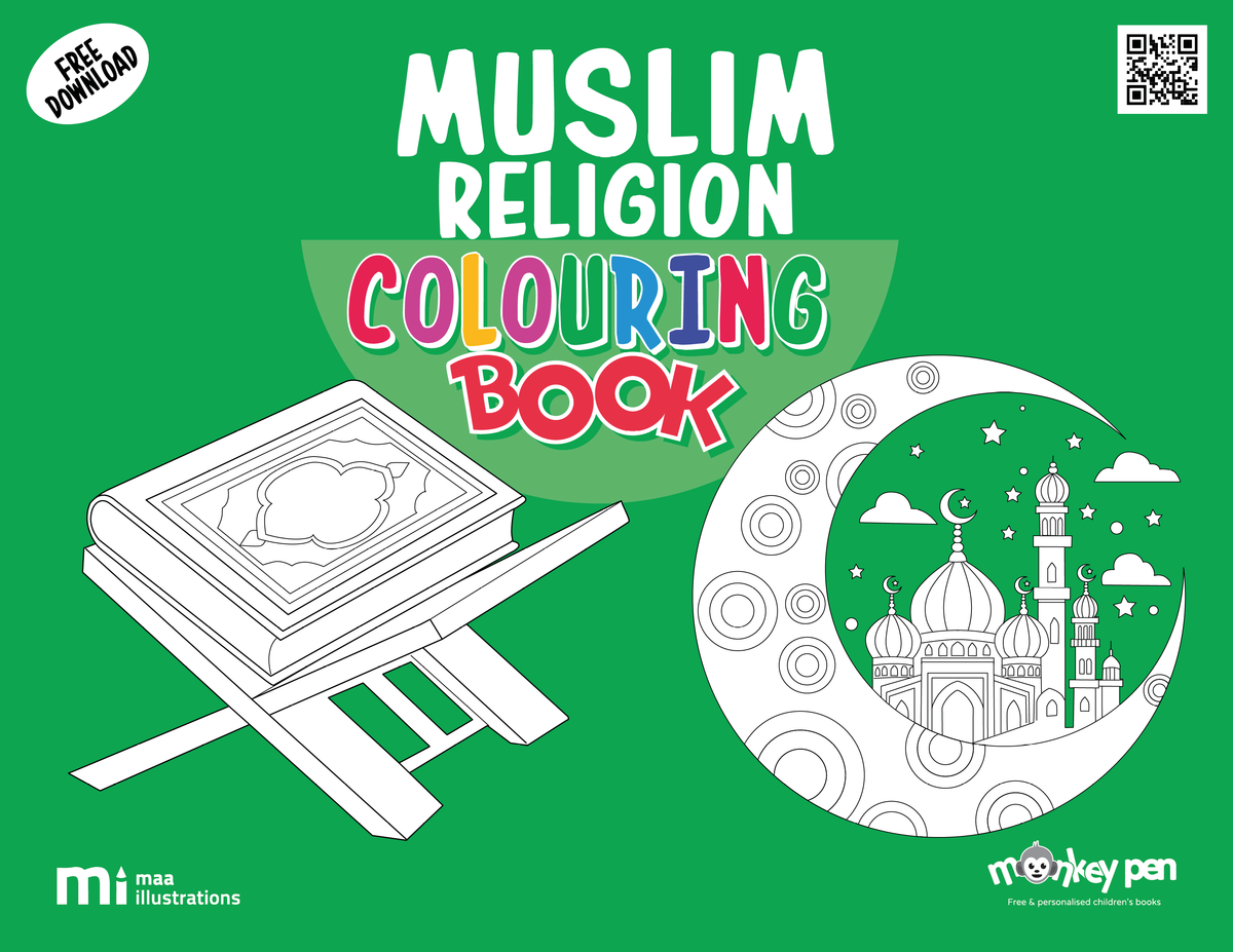 Muslim Coloring Pages – Instant PDF Download – Page 2