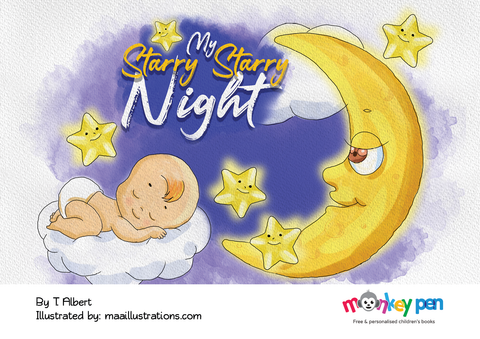 My Starry Starry Night - Free Children's Story book Coverpage
