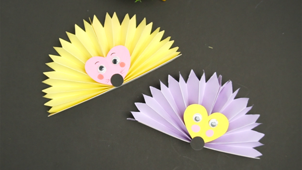Origami Paper Hedgehog Craft Thumb