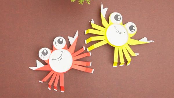 How to Make Paper Cup Crab