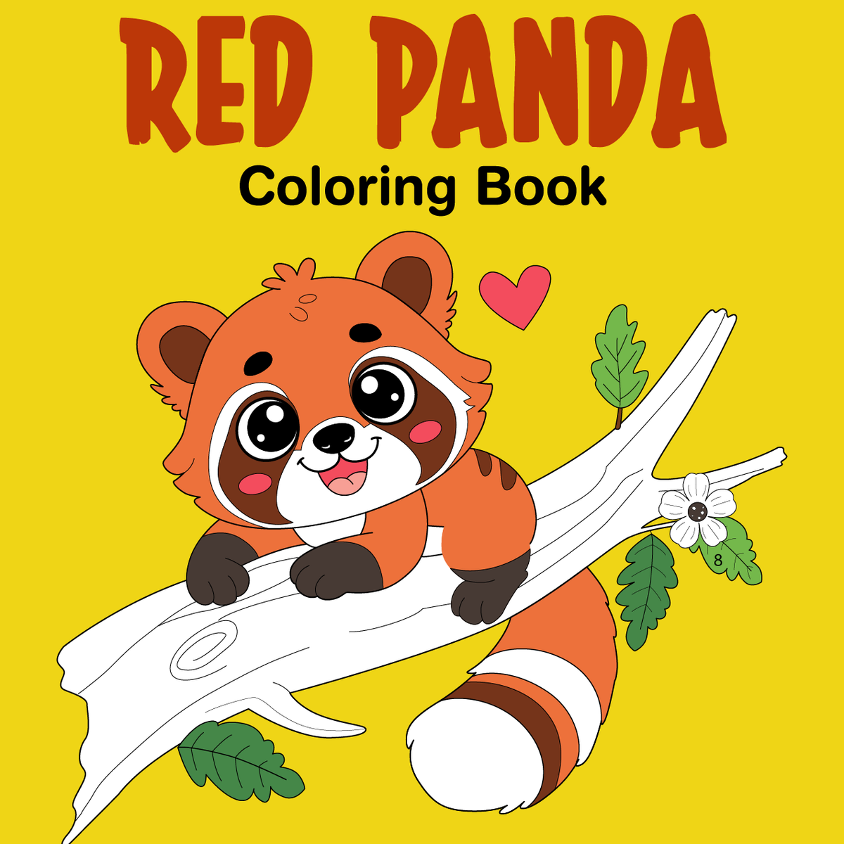 Red Panda Coloring Book β Free Printable PDF for Kids Fun