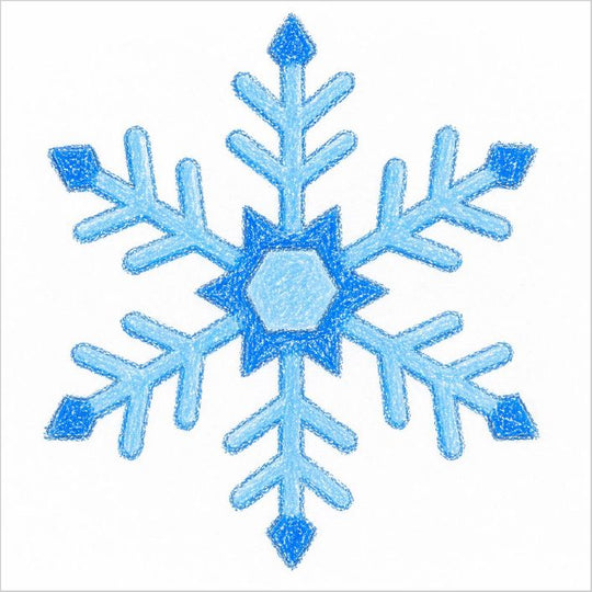How to Draw a Snowflake – Simple Step-by-Step Winter Drawing for Kids