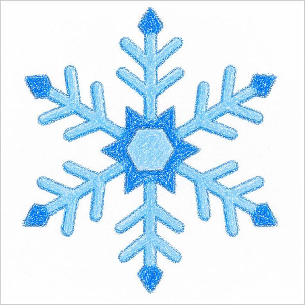 How to Draw a Snowflake – Easy Step-by-Step Winter Drawing for Kids