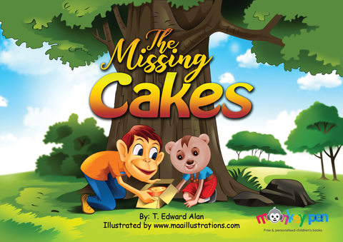 The Missing Cake - Free Children's Story book Coverpage