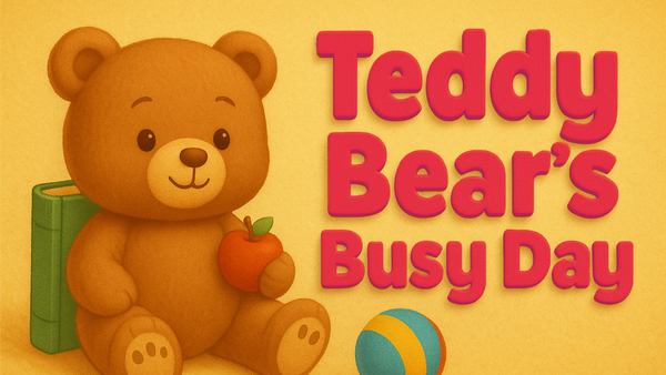 Teddy Bear’s Busy Day – Nursery Rhymes by Monkey Pen