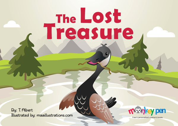 The Lost Treasure - Free Children's Story book Coverpage