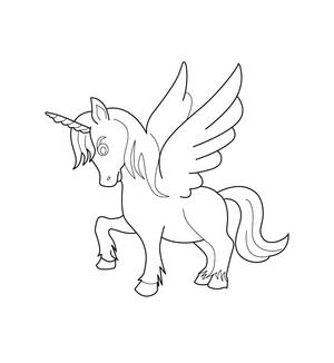 Unicorn Coloring page – fun and educational printable for children