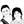 balck and white portrait drawing
