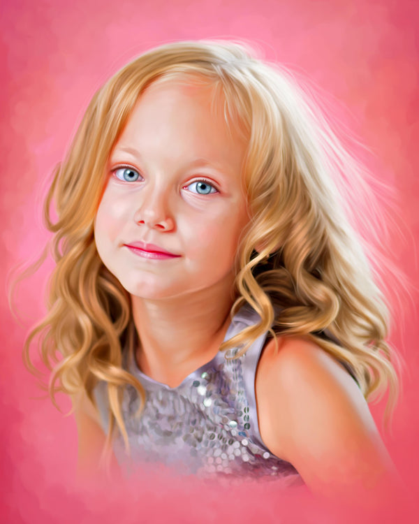 Digital oil painting portrait artists