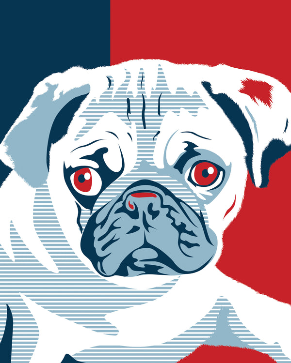 Obama Style Pet Portraits Artwork