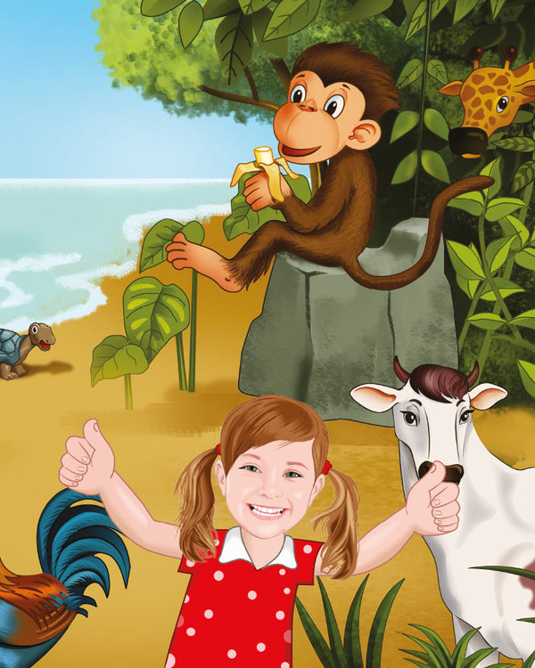 personalised children's books with monkey